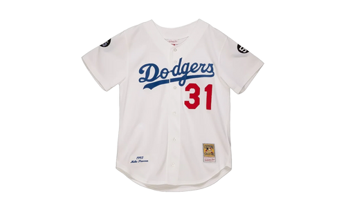 MLB Mike Piazza Home Jersey "1993 Los Angeles Dodgers - White" AJY1GS18281 LADWHIT93MPI
