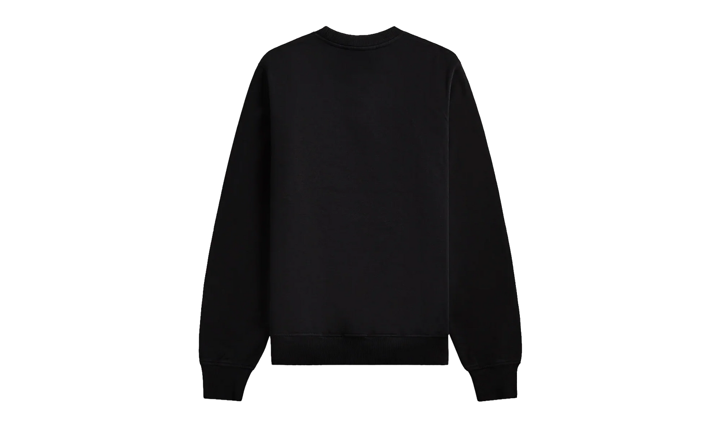 Casa Crest Embroidered Sweatshirt Black "Black" MF24 JTP 001 03 BLAC