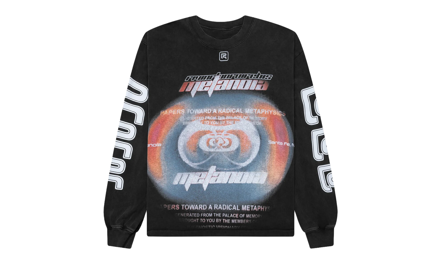 Divinity Paper Garden Long-Sleeve Tee "Faded Black" DIVN LS06 FBLK