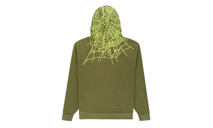 HEAVY WEB HOODIE "Olive" SP5der87
