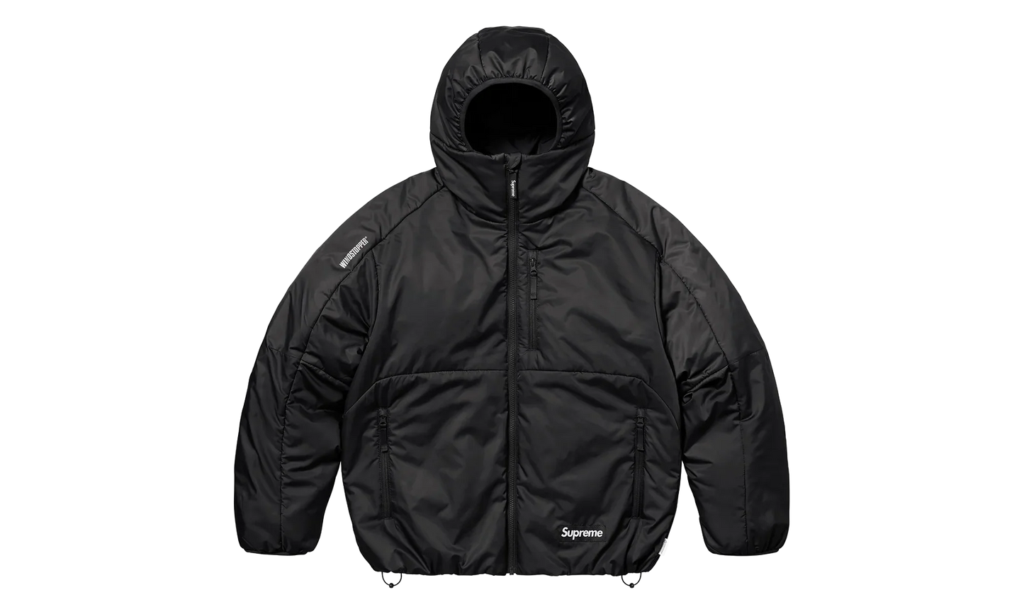 WINDSTOPPER Insulated Hooded Jacket "Black" SU26939