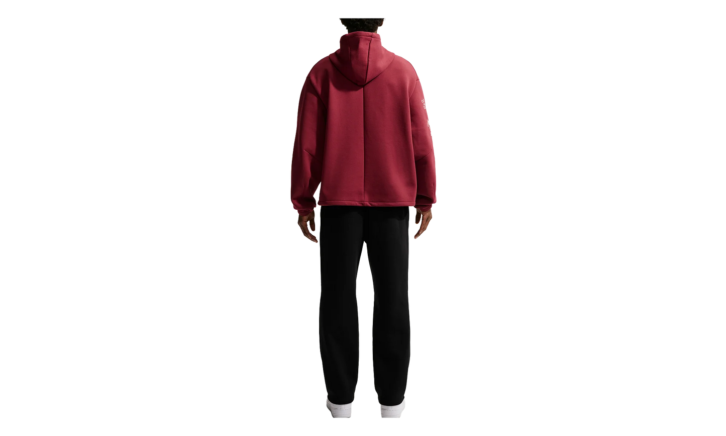 Kobe Dri-FIT Fleece Pullover Basketball Hoodie "Recycled Materials - Team Red / Coconut Milk" IO9563 677