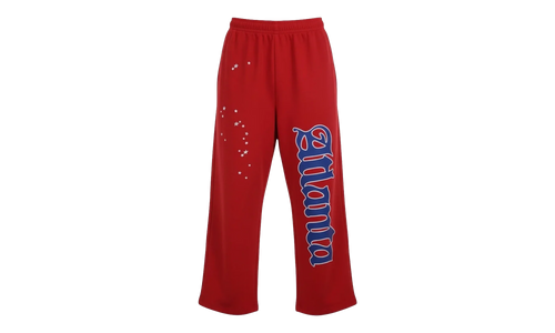 Atlanta Logo Open Leg Sweatpants "Red / Blue" SP5der319