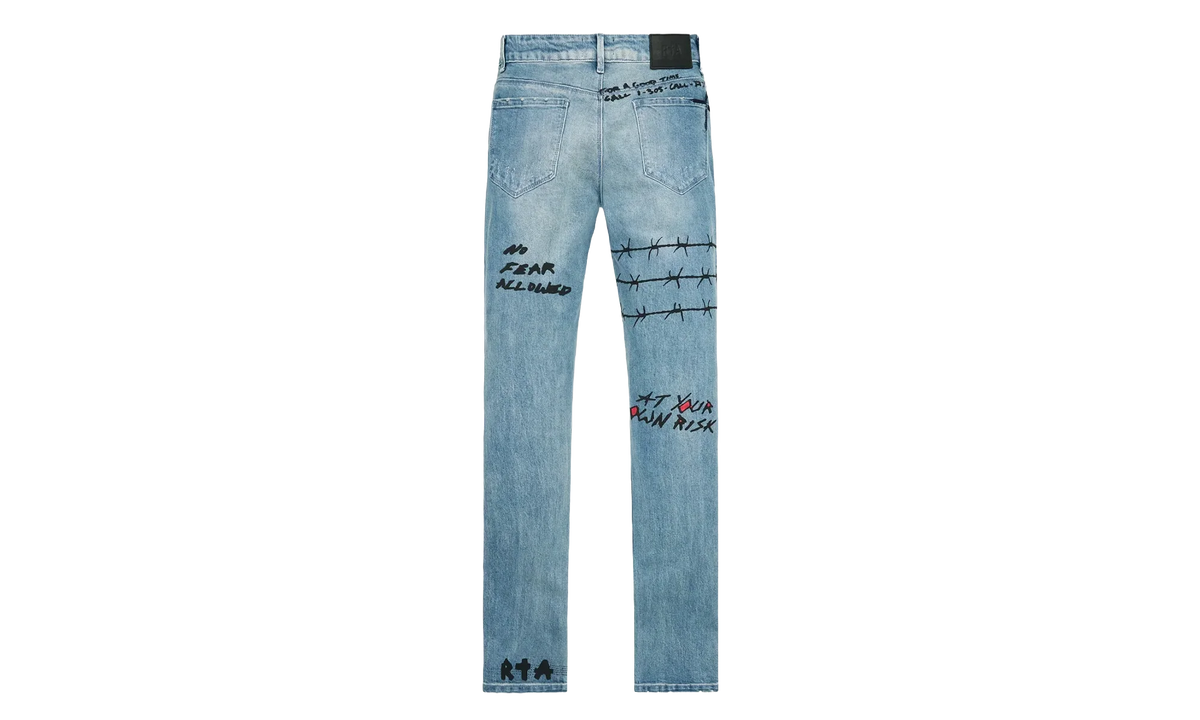 Bryant Skinny Jeans "Blue RLD Artistic" MRLDD899 B1205BLRLA