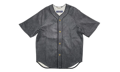 Embossed Monogram Baseball Jersey "Black Denim" LVEMBJDB