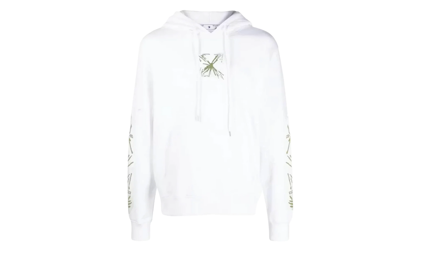 Splash Arrow Skate Hoodie "White" OMBB085S23FLE0020117