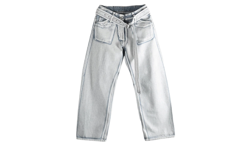 Casual Jeans WMNS "Blue White" FN WN TROU001609 BLUE WHITE