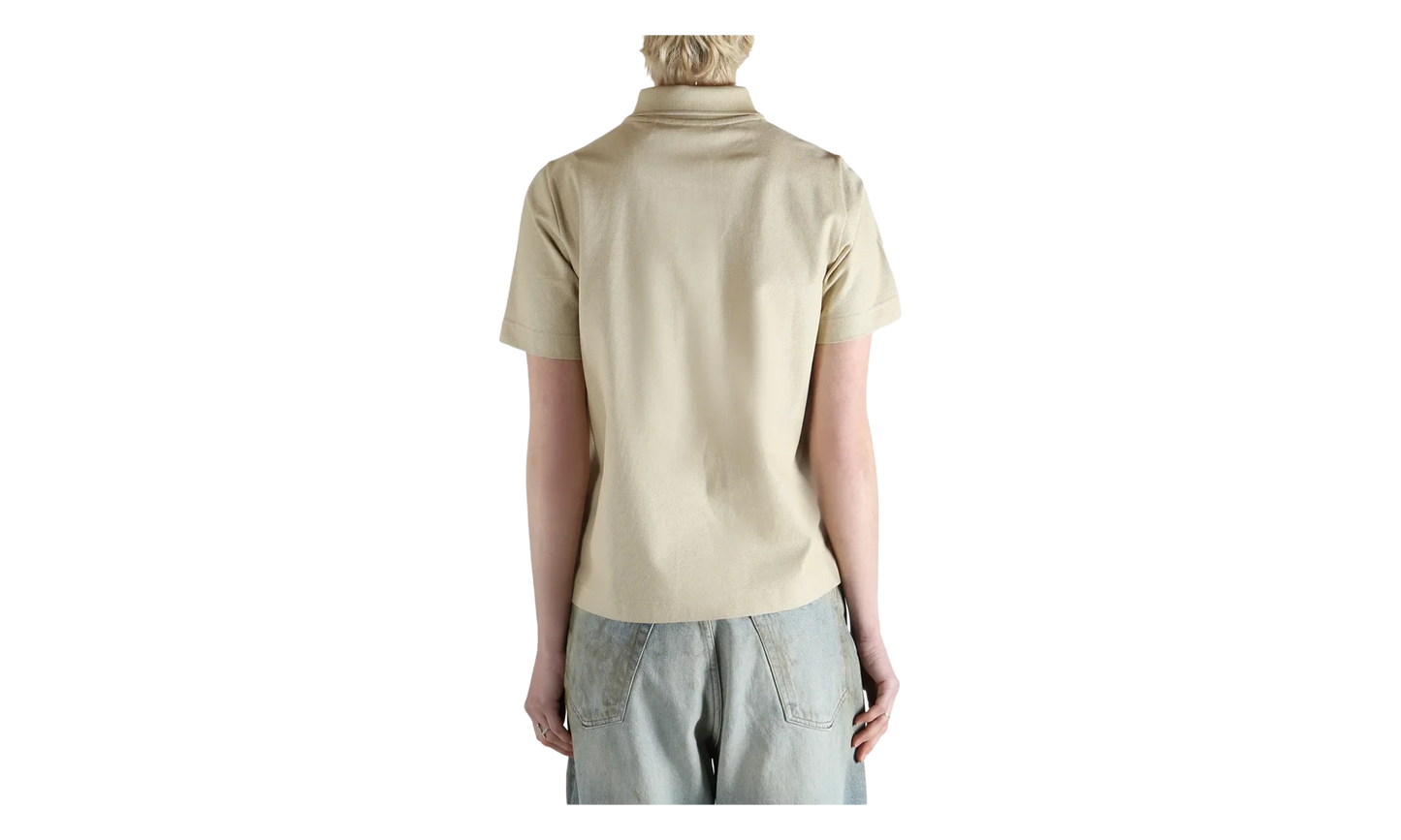 Equestrian Knight Cotton Polo Shirt WMNS "Limestone Beige" 8118496