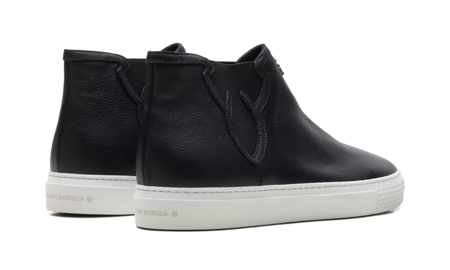 Leather High Top Trainers "Black" CHRM1173