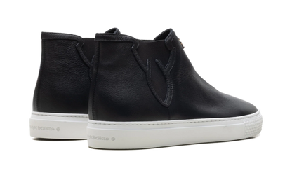 Leather High Top Trainers "Black" CHRM1173