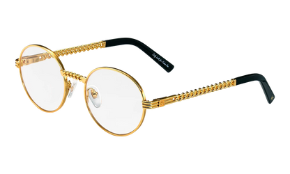 Miami Vice Cuban Link Edition 24KT "Yellow Gold / Clear" CLMV2 0005 16C2