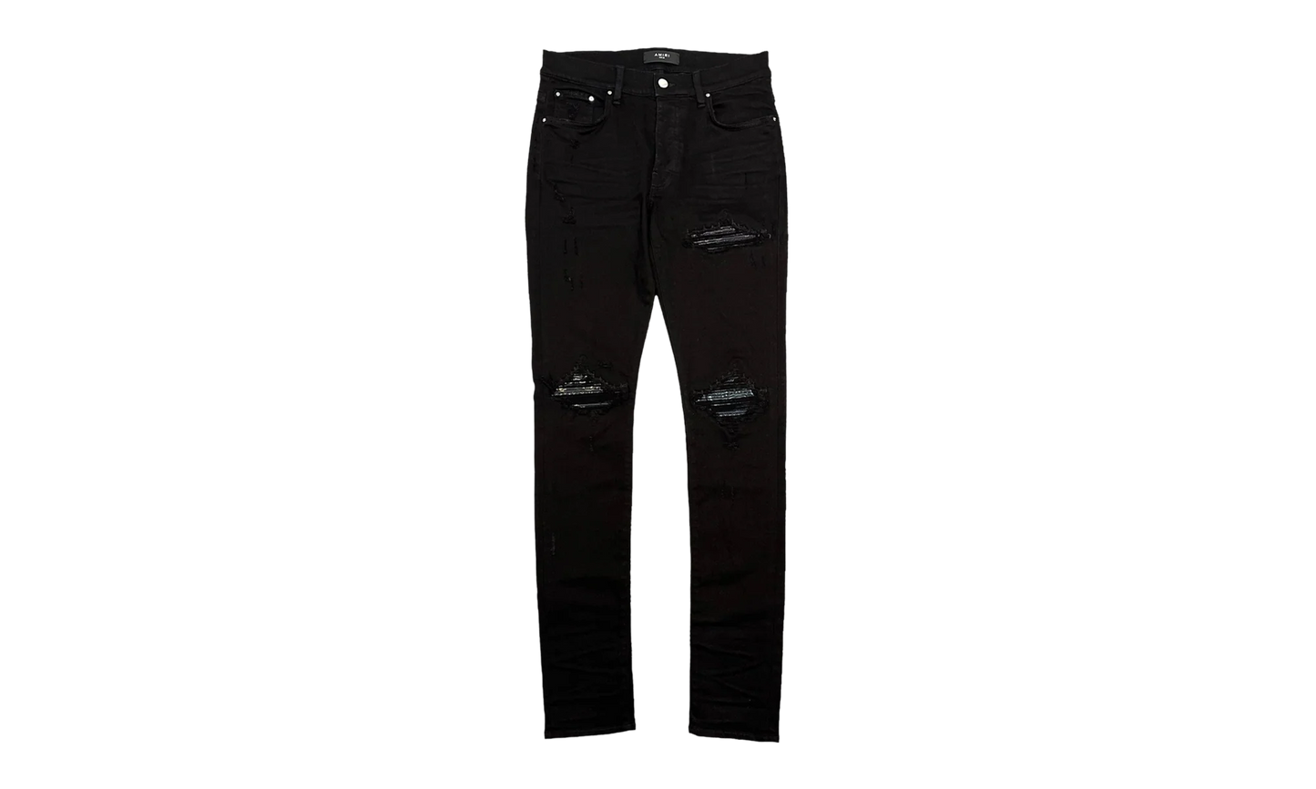 MX1 Gradient Bandana Patch Jeans "Black" AMGBPJB