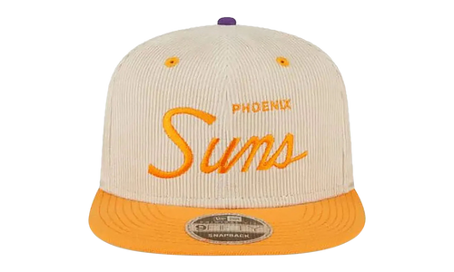 9FIFTY NBA PHOENIX SUNS SNAPBACK HAT "ERIC EMANUEL - Cream/ Orange" EE435
