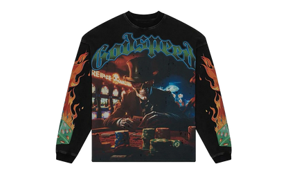 LAG THERMAL LONG SLEEVES SWEATSHIRT "BLACK WASH" GS123