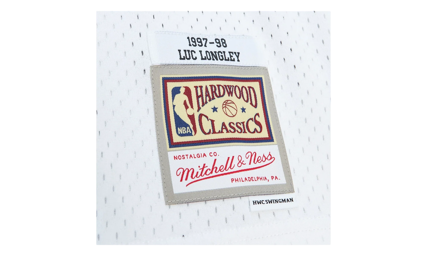 NBA Luc Longley Jersey "1997 Chicago Bulls - White" SMJY6370 CBU97LLOWHIT
