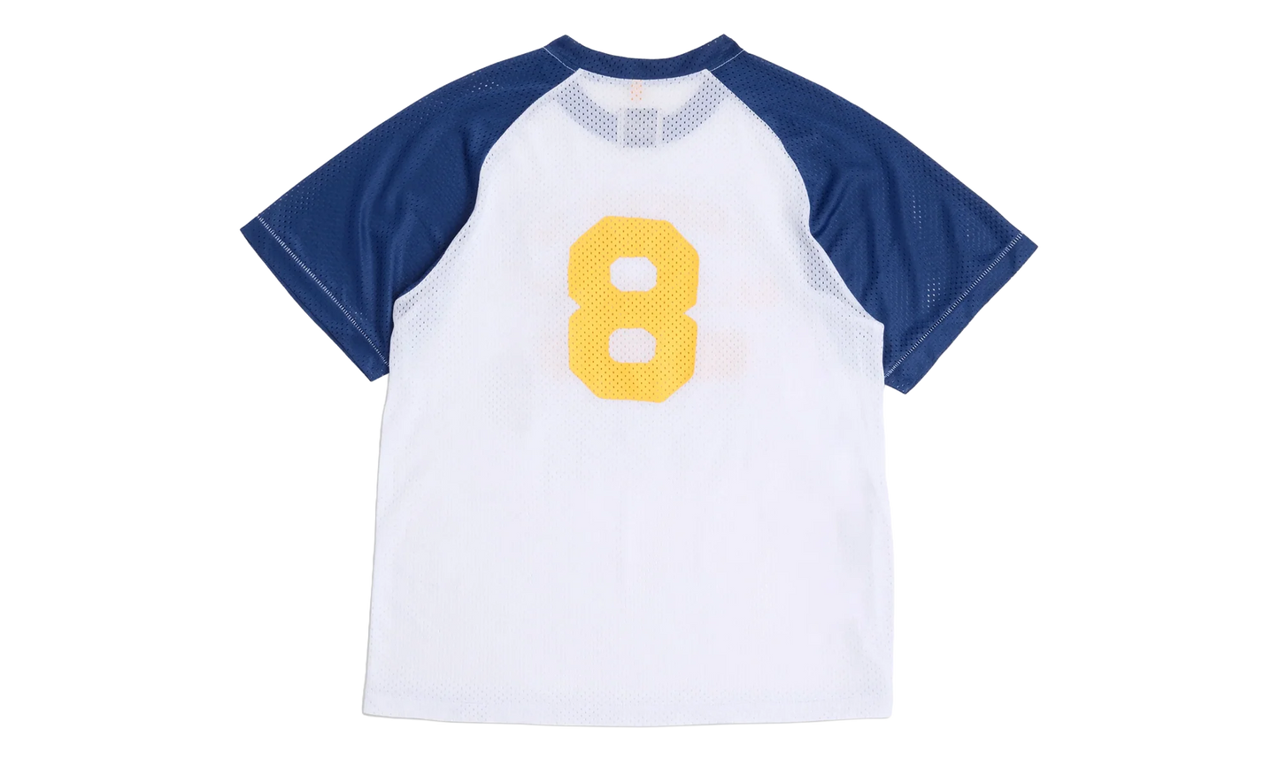 Jr High Mesh Jersey "White Blue" GD120