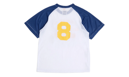 Jr High Mesh Jersey "White Blue" GD120