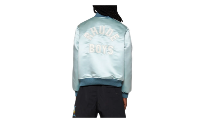 Boys 02 Satin Bomber Jacket "Mint / Cream" RHPS24JA09497136 MCR