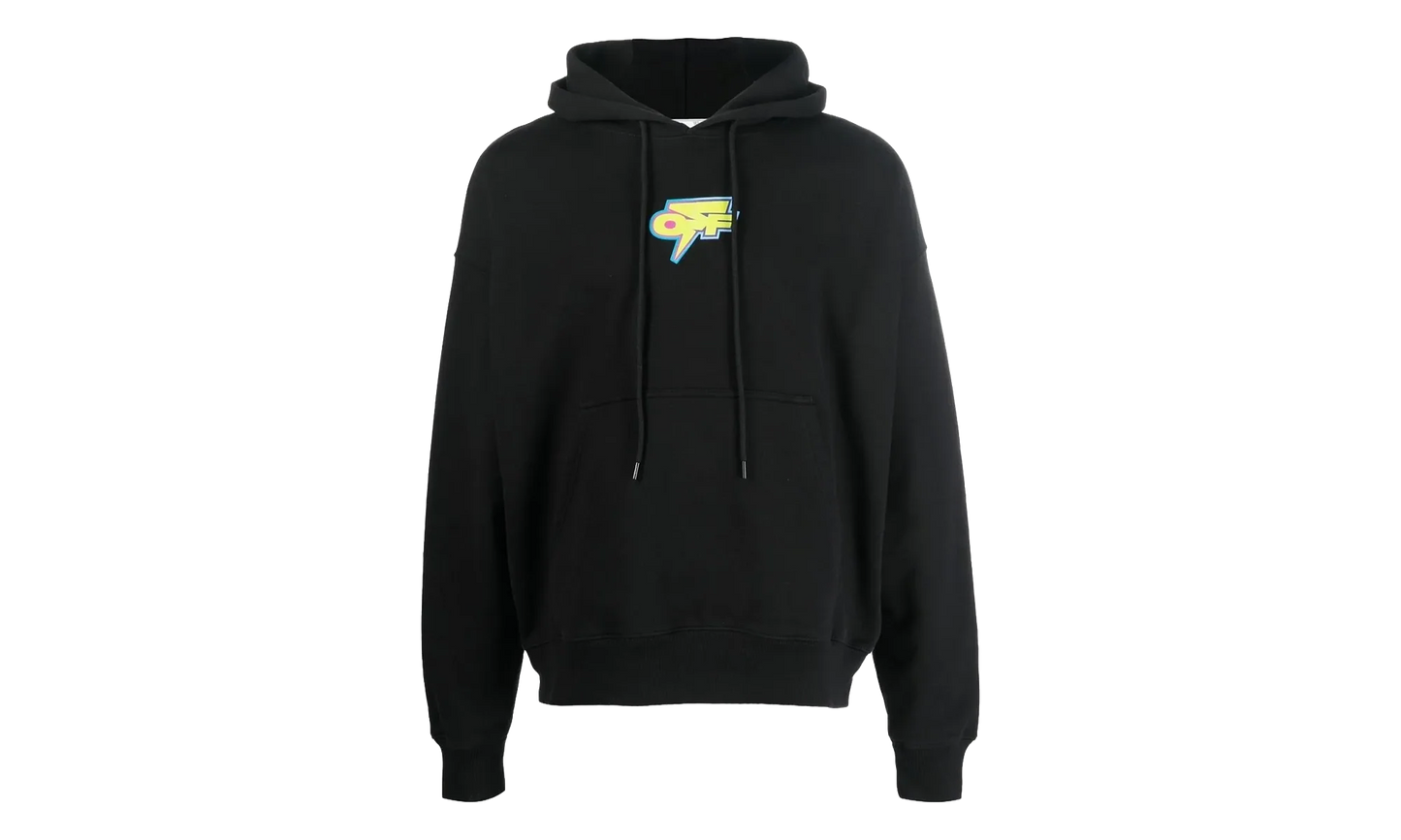 Degrade Thunder Skate Arrows Oversized Hoodie "Black / Multi" OMBB085F22FLE0041070