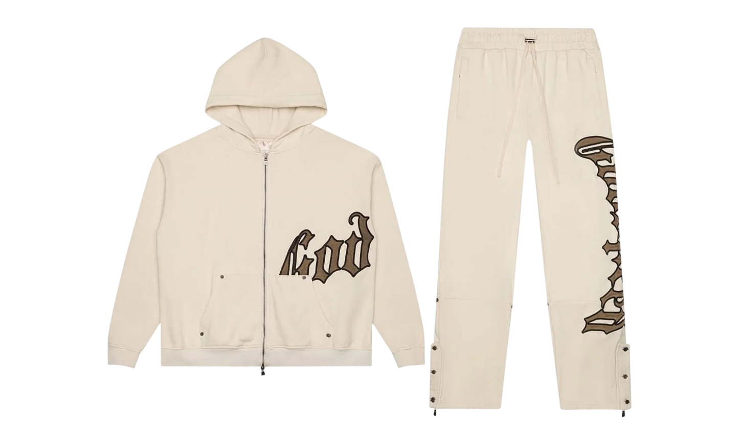 OG Logo Sweatsuit V2 "Creme/Brolive" 00AAXAIM