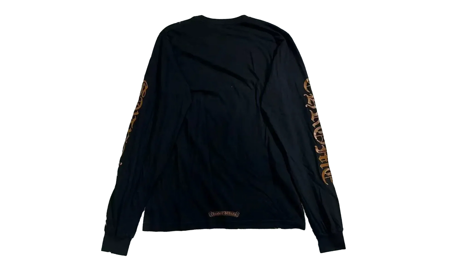 Sanskrit Long Sleeve Top "Black" CHRM0749