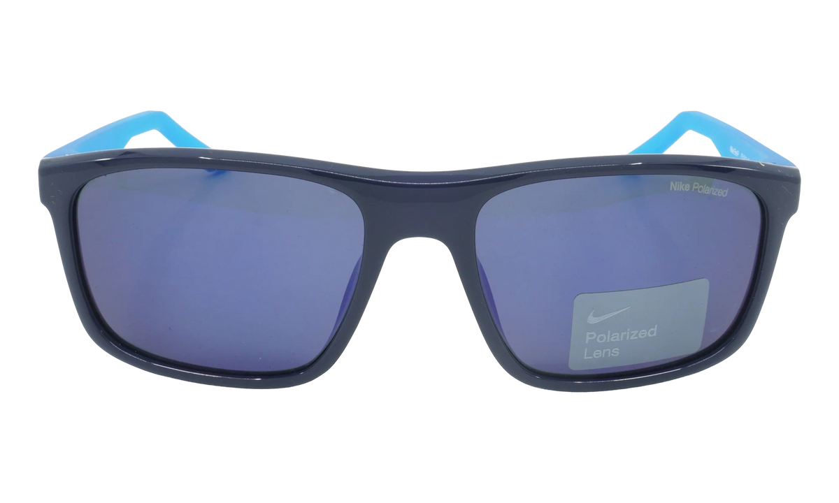 Fire Polarized Sunglasses "Obsidian / Polar Blue Flash" FD1818 451