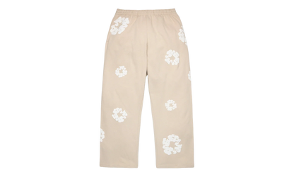 Cotton Wreath Baggy Sweatpants "Cream" DT614