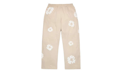 Cotton Wreath Baggy Sweatpants "Cream" DT614