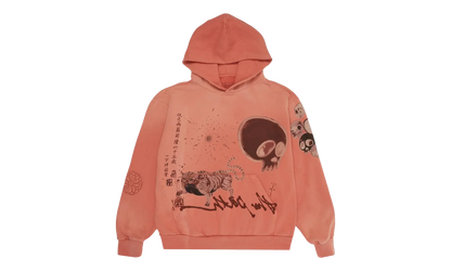Travis Scott Cactus Jack x Takashi Murakami The Path Hoodie "Orange" CPFM48