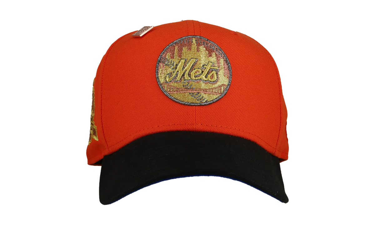 59FIFTY New York Mets 40th Anniversary Fitted Hat "Orange / Black / Gold" NE195