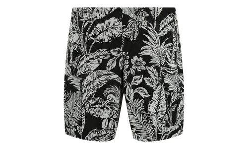 Jungle Parrots Swimshort "Black / Off White" PMFA005S22FAB0011001