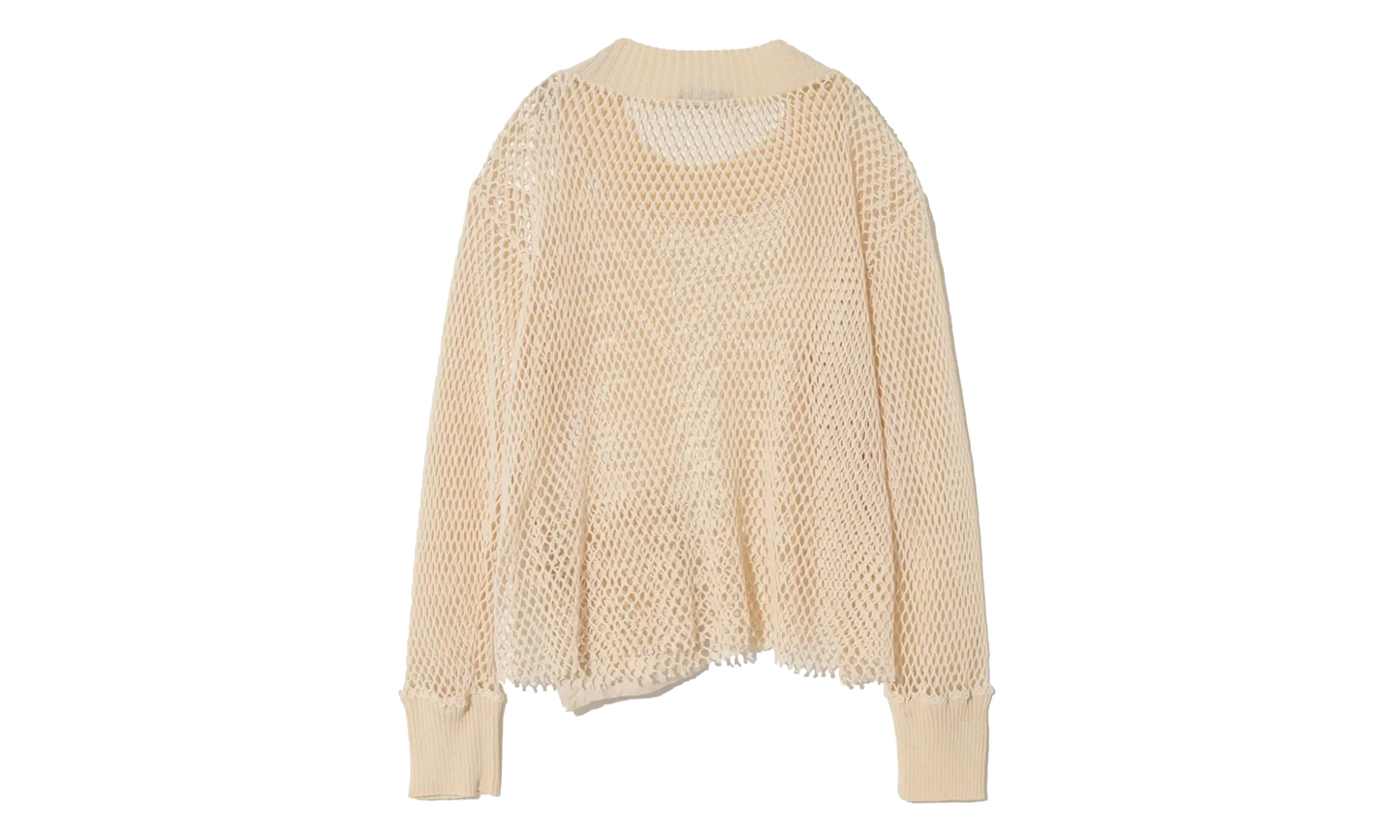 PATCH POCKET SWEATER "Ivory" UC1D4901 IVY