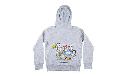 Matty Boy Horseshoe Zip up Hoodie "Grey" CHRM0904