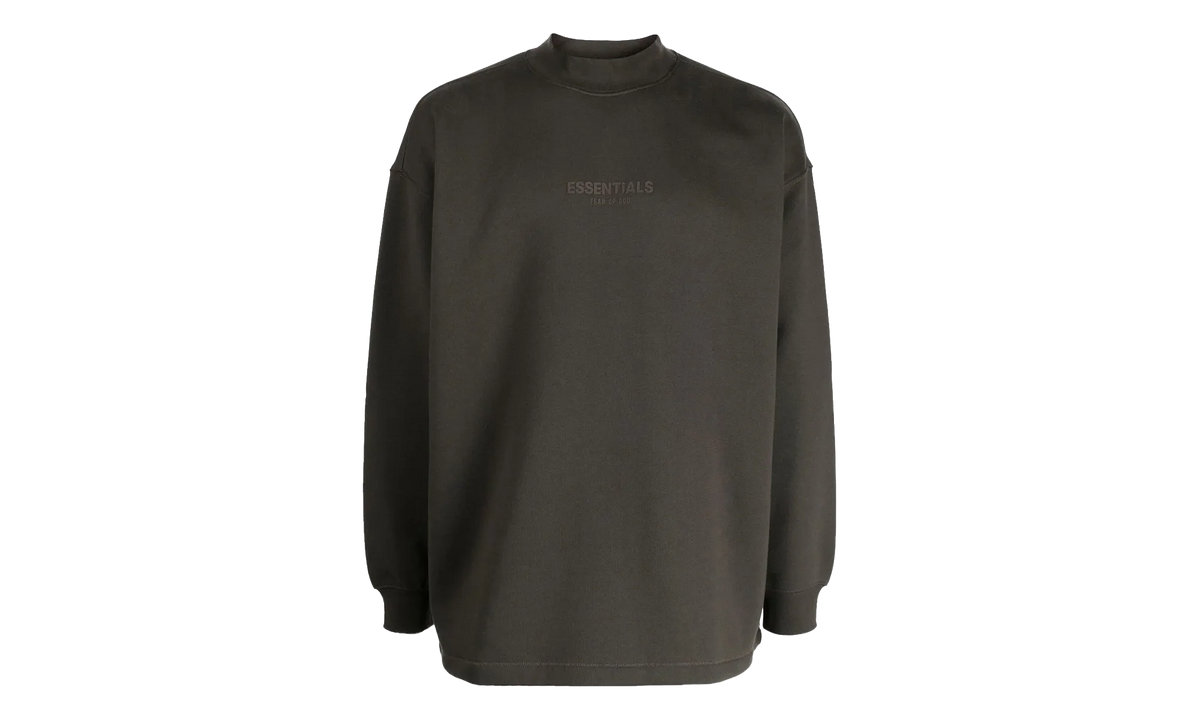 Relaxed Crewneck Sweatshirt "Off Black" 192SU222075F