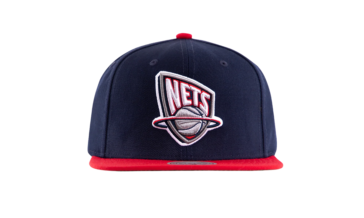 NBA Hardwood Classics Team 2 Tone 2.0 Snapback Cap "Brooklyn Nets - Navy / Red" HHSS3267 NJNYYPPPNYRD