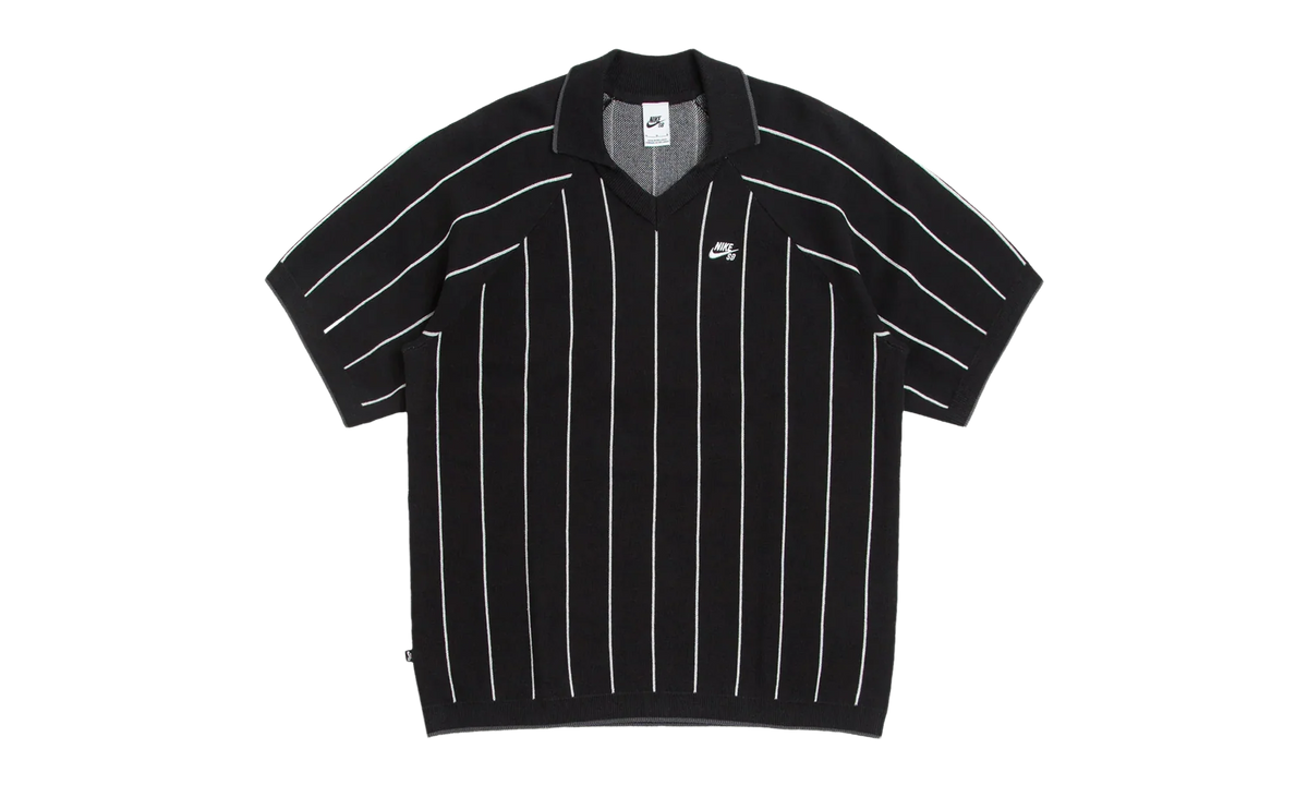 SB Short-Sleeved Polo Skate Sweater "Black / Sail" HQ9018 010
