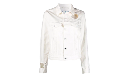 Meteor Regular Jacket WMNS "White" OWYE027C99DEN0020100