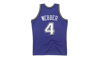 NBA Chris Webber Authentic Jersey "Sacramento Kings - Purple" BA64UZ SKI L CAW