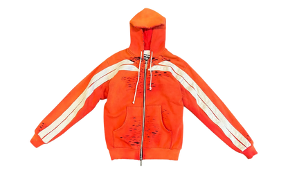 Apocrypha Pious Zip-Up Hoodie "Orange" APOC ZH44