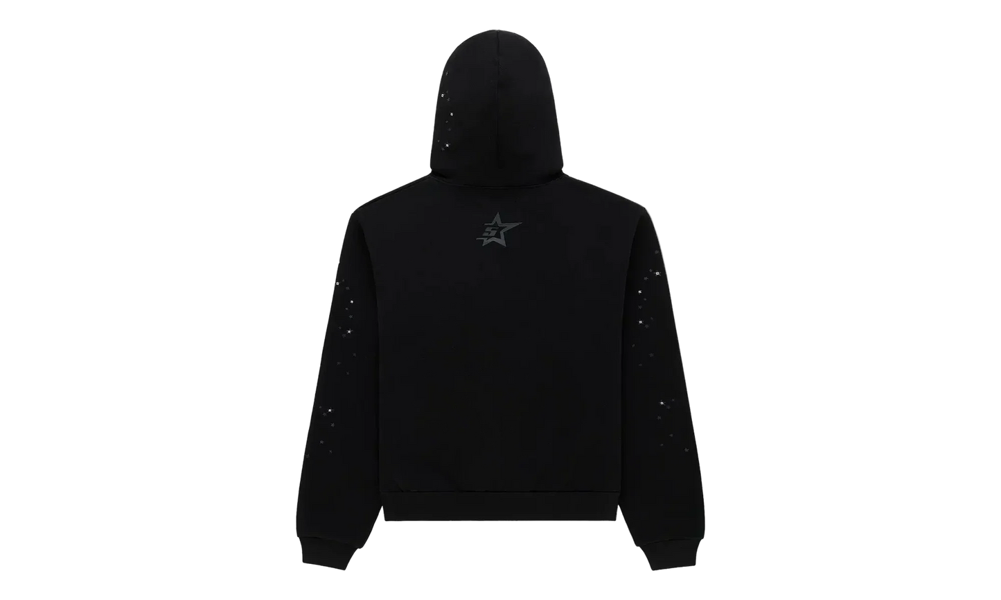 Rhinestone Punk V2 Hoodie "Black" SP5der337