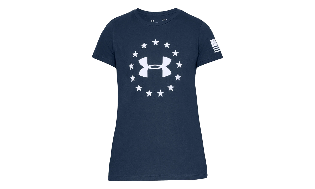 Freedom Logo T-Shirt WMNS "Academy Blue / White" 1333372 408