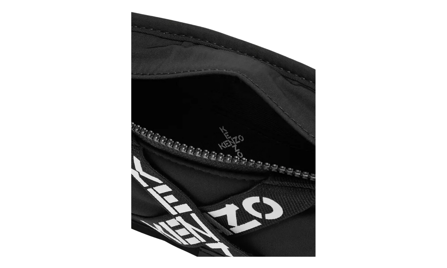 Logo Print Flat Belt Bag "Black" 5SA225 F21 99