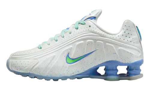 Shox R4 WMNS "Summit White / Royal Pulse / Mint Foam / Green Strike" IH2343 100