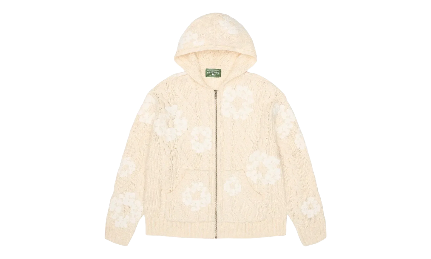MVP Fisherman Zip Up Sweater "Tan" DT421
