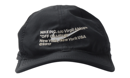 Offwhite VIRGIL ABLOH "Off Campus 2017" Cap "BLACK" NIKEOW005