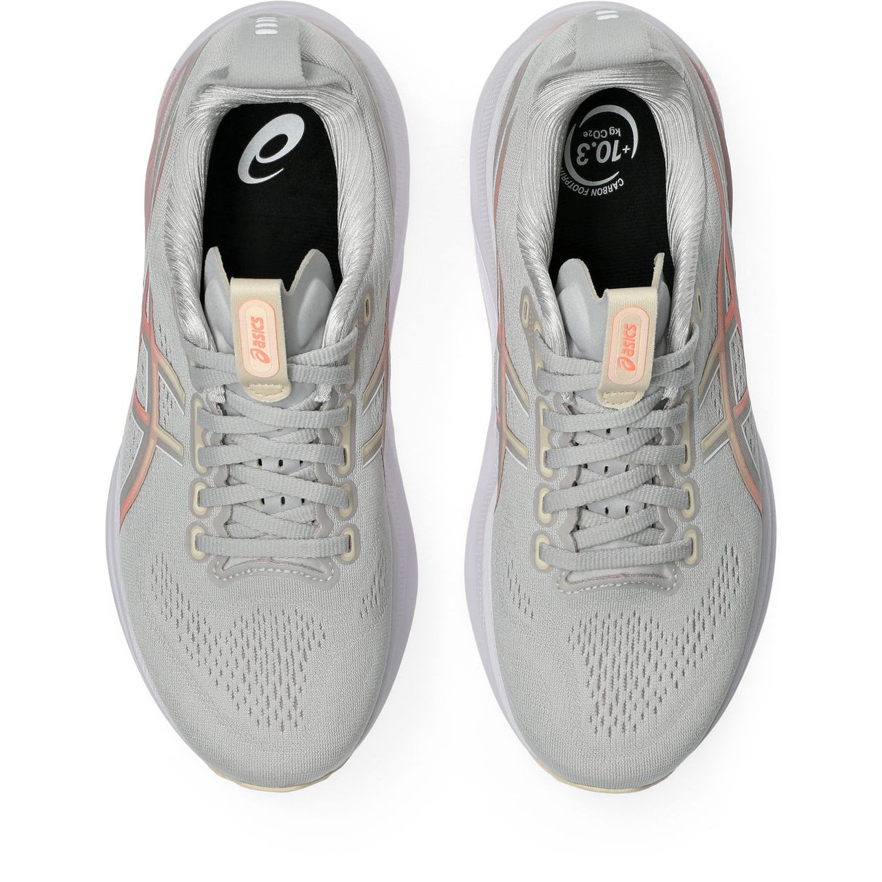 Women's Gel-Kayano 32 Running Shoes in Cloud Grey/Seashell