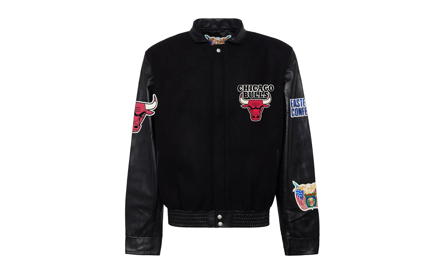 Chicago Bulls Wool & Leather Jacket "Black" NBA CHI BUL 108
