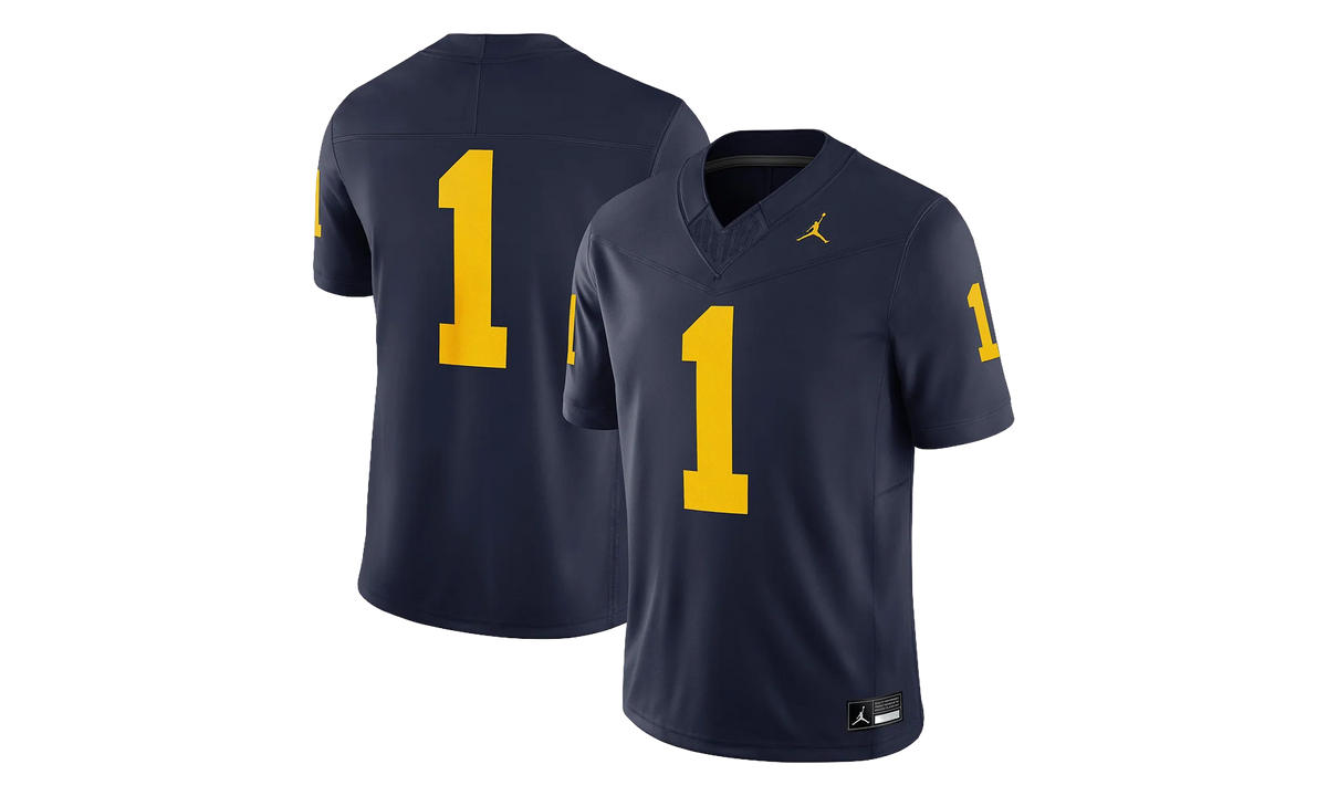 Air Jordan NCAA Michigan Wolverines Home Limited Jersey "Navy" CQ7394 419