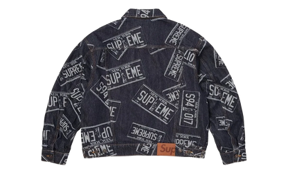 Denim Trucker Jacket "SS26 - License Plate" SU27279