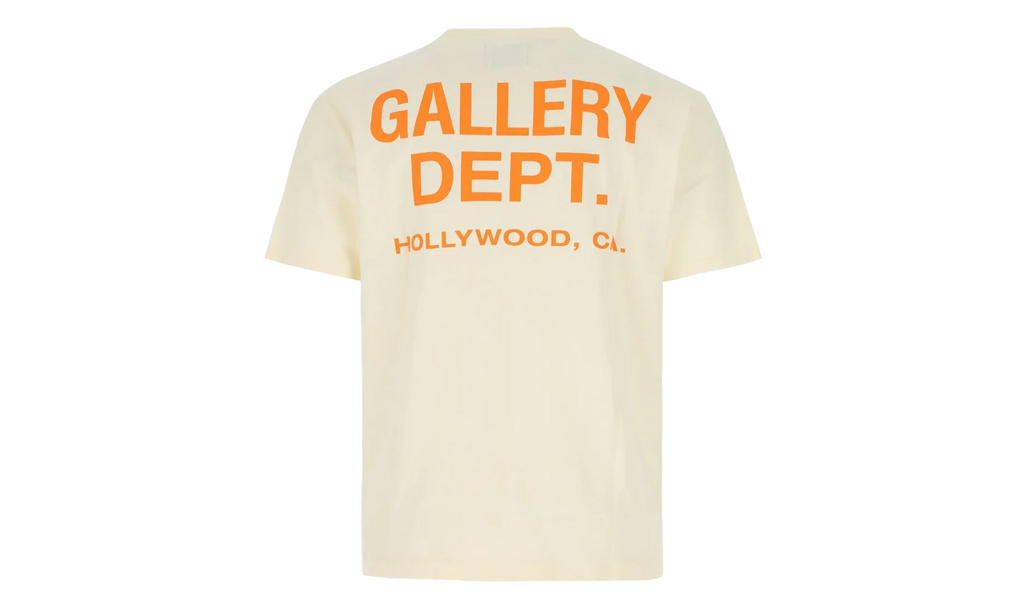 French T-Shirt "Cream / Orange" GD015